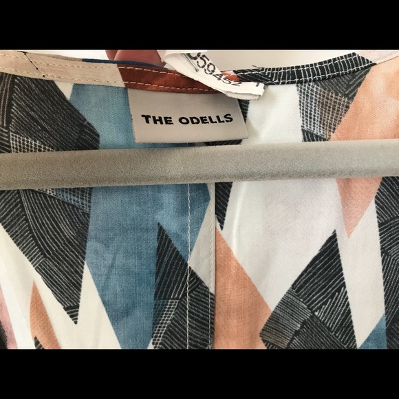NWOT The Odells Geo Wrap Dress - XL - Picture 6 of 8
